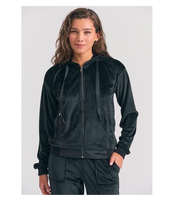 Γυναικεία βελουτέ ζακέτα