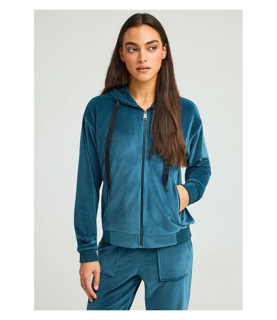 Γυναικεία βελουτέ ζακέτα