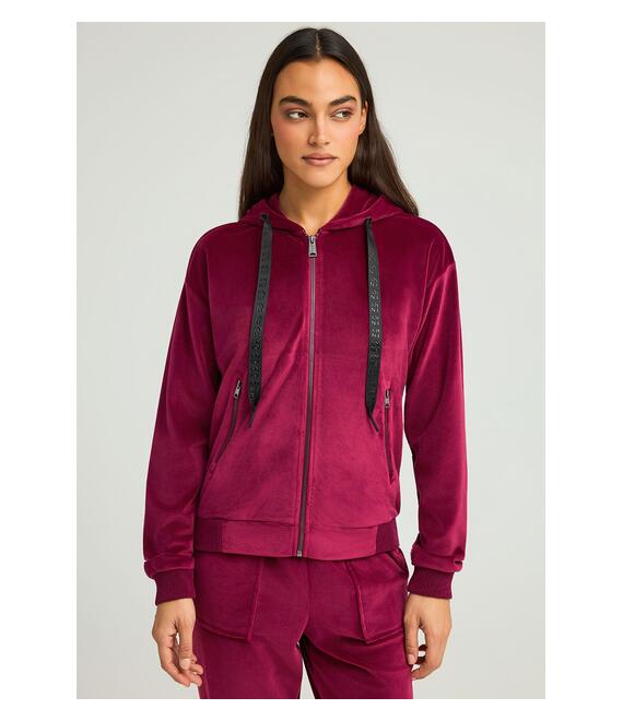 Γυναικεία βελουτέ ζακέτα