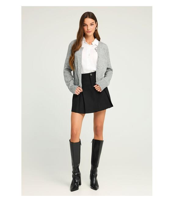 Πλεκτή ζακέτα με κουμπιά