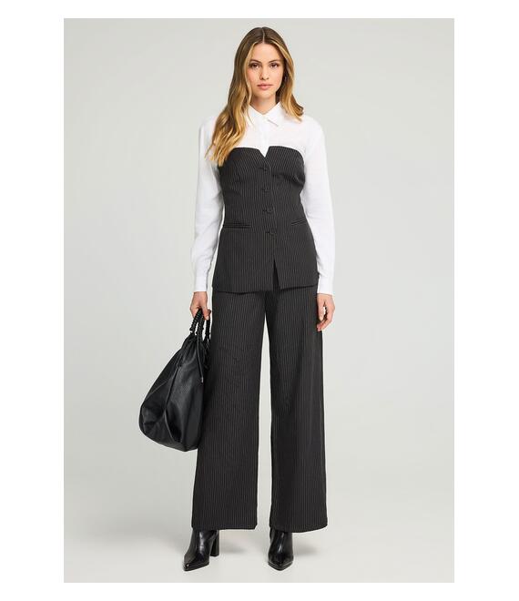 Στραπλες τοπ με κουμπιά