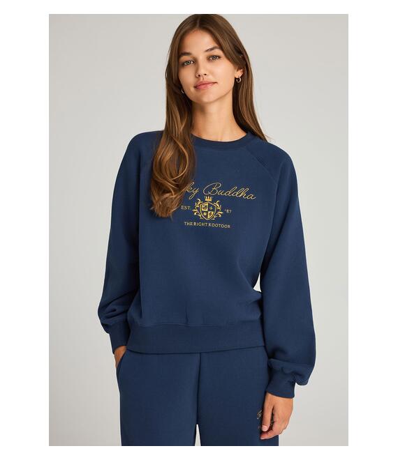 Φούτερ με κεντητό σχέδιο