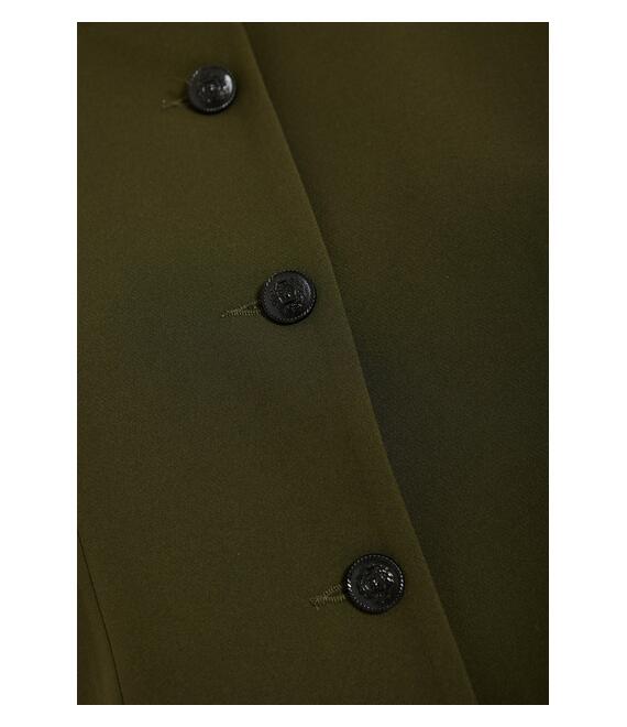 Αμάνικο φόρεμα με κουμπιά