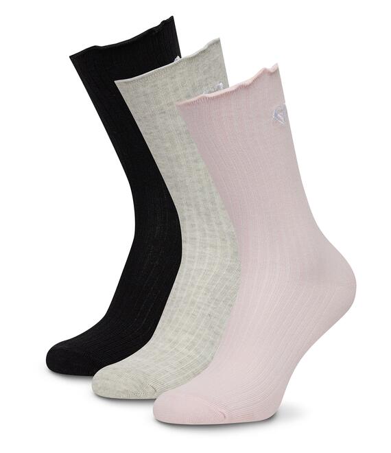 Κάλτσες μακριές Roxy AS_ROXY_01W_SS25 (3-PACK) Ροζ