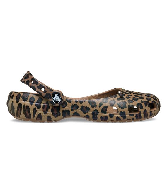 Μπαλαρίνες Crocs Classic Animal Ballet 212478 Καφέ