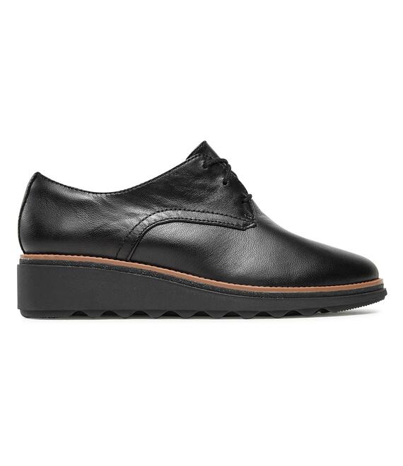 Oxfords Clarks Sharon Rae 261754164 Μαύρο