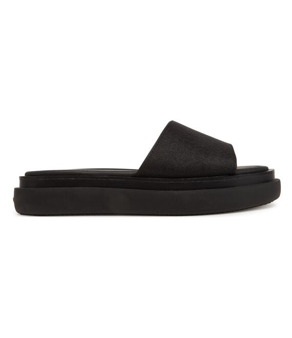 Παντόφλες Calvin Klein Flatform Slide Jacq HW0HW02461 Μαύρο
