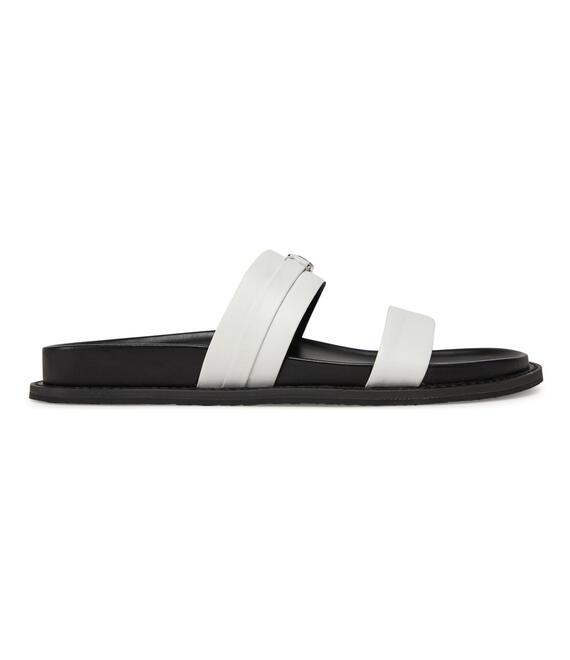 Παντόφλες MICHAEL Michael Kors Mandy Flat Sandal 40S5MAFS2L Λευκό