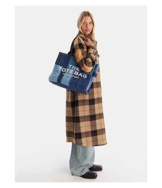 Τσάντα Marc Jacobs The Denim Large Tote Bag H018M06FA21 Μπλε