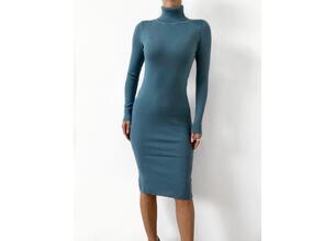 Φόρεμα Ζιβάγκο Μακρυμάνικο Γαλάζιο - Seth