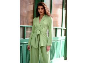 Glamorous Blazer Με Ζώνη Πράσινο - Rustic Romance