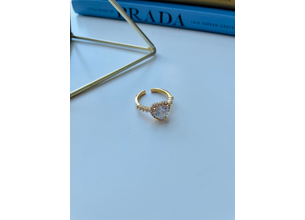 Δαχτυλίδι Με Καρδιά Χρυσό - Our Little Secret