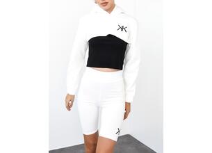Kendall + Kylie Κολάν Biker Με Λογότυπο Λευκό - Valetta