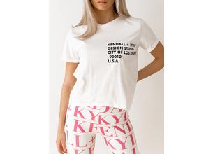 Kendall + Kylie T-Shirt Κοντομάνικο Λευκό - Keep On Confidence