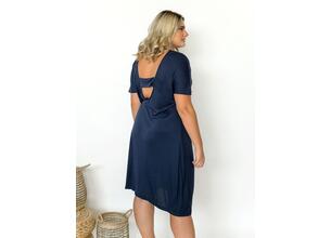 Vero Moda Φόρεμα Κοντομάνικο Με Ανοιχτή Πλάτη Μπλε - Clara