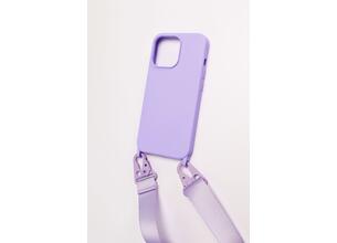 Silicone Case With Strap (IPhone13Pro Max) - Λιλά