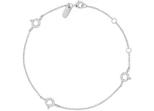 Ασημένιο βραχιόλι Design Letters 90506003SILVER