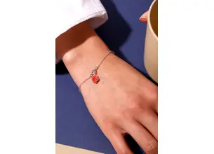 Ασημένιο βραχιόλι Design Letters 90506003SILVER