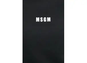 Βαμβακερή μπλούζα MSGM γυναικεία, χρώμα: μαύρο, 2000MDM503.300000