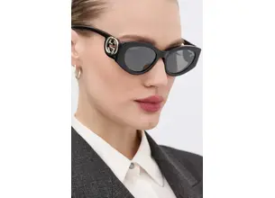 Γυαλιά ηλίου Gucci χρώμα: μαύρο, GG1691S
