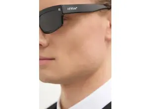 Γυαλιά ηλίου Off-White χρώμα: μαύρο, OERI135_541007