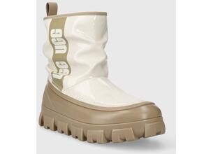 Γαλότσες UGG Classic Brellah Mini χρώμα: μπεζ, 1144059 F31144059