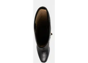 Δερμάτινες μπότες Lauren Ralph Lauren Page γυναικείες, χρώμα: μαύρο, 802915403001 F3802915403001