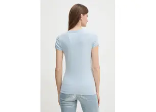 Μπλουζάκι Guess χρώμα: μπλε