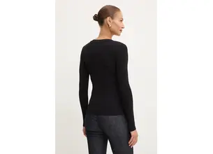 Longsleeve Guess KYLA χρώμα: μαύρο, W4BP51 KBCO2