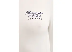 Μακρυμάνικο Abercrombie & Fitch χρώμα: μπεζ, KI157-4309