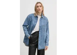 Πουκάμισο Pepe Jeans OVERSHIRT GLITTER PL304958