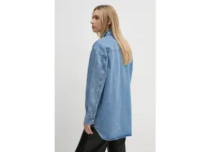 Πουκάμισο Pepe Jeans OVERSHIRT GLITTER PL304958