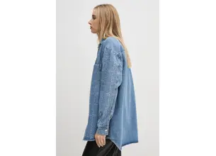 Πουκάμισο Pepe Jeans OVERSHIRT GLITTER PL304958