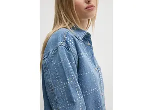 Πουκάμισο Pepe Jeans OVERSHIRT GLITTER PL304958