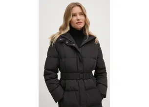 Μπουφάν με επένδυση από πούπουλα Pepe Jeans BELLA χρώμα: μαύρο, PL402436