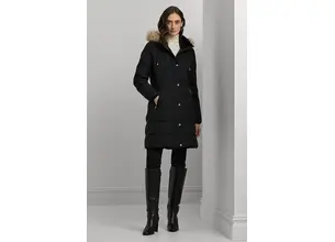 Μπουφάν με επένδυση από πούπουλα Lauren Ralph Lauren χρώμα: μαύρο, 297957509