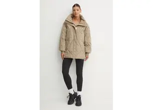 Μπουφάν Guess χρώμα: μπεζ, V4BL01 WGLW2