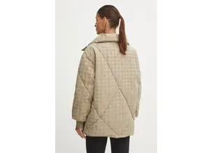 Μπουφάν Guess χρώμα: μπεζ, V4BL01 WGLW2