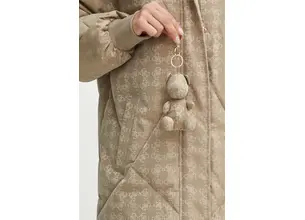 Μπουφάν Guess χρώμα: μπεζ, V4BL01 WGLW2