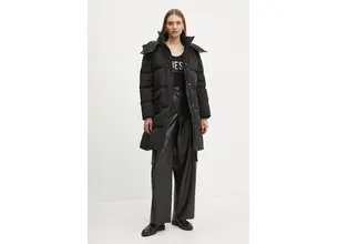 Μπουφάν με επένδυση από πούπουλα Guess BELKISA χρώμα: μαύρο, W4BL0B WGJR2