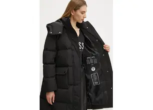 Μπουφάν με επένδυση από πούπουλα Guess BELKISA χρώμα: μαύρο, W4BL0B WGJR2