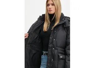 Μπουφάν με επένδυση από πούπουλα Levi's χρώμα: μαύρο, A8528