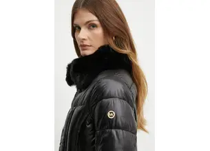 Μπουφάν MICHAEL Michael Kors χρώμα: μαύρο, 77B6637M42
