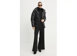 Μπουφάν Karl Lagerfeld χρώμα: μαύρο, 246W1510