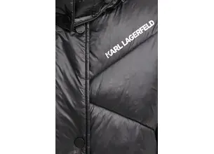 Μπουφάν Karl Lagerfeld χρώμα: μαύρο, 246W1510