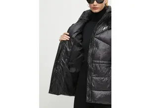 Μπουφάν Karl Lagerfeld χρώμα: μαύρο, 246W1510