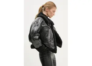 Μπουφάν Stand Studio Aby Jacket χρώμα: μαύρο, 62258-9143