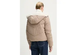 Μπουφάν Hollister Co. χρώμα: μπεζ, KI344-4604