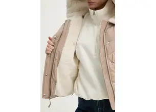 Μπουφάν Hollister Co. χρώμα: μπεζ, KI344-4604