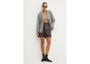 Μάλλινο σακάκι Weekend Max Mara χρώμα: μαύρο, 2425046052600